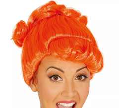 Orange Wilma Perücke
