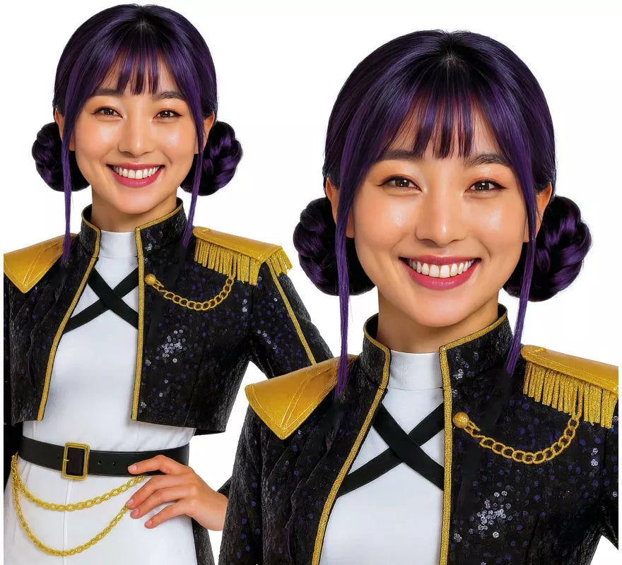 Translation missing: de.Peluca con moños de Cantante K-Pop