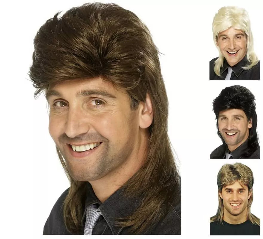 Translation missing: de.Peluca estilo Mullet de los Años 80 en varios colores