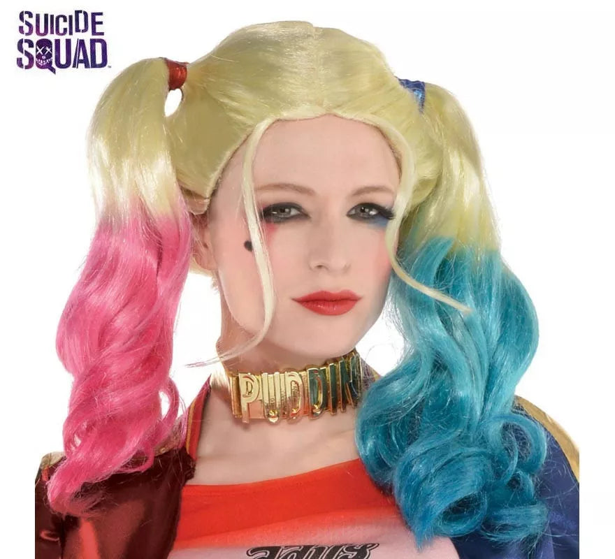 Translation missing: de.Peluca Harley Quinn para adulto