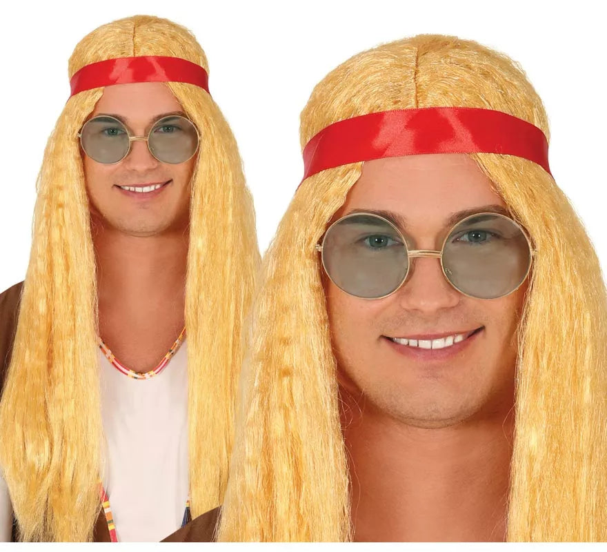 Translation missing: de.Peluca Hippie con Cinta roja