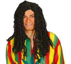 Schwarze Rastafarian Jamaican Perücke mit Dreadlocks