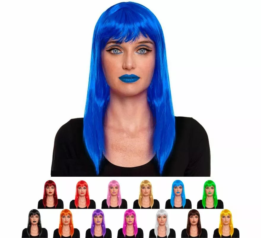 Translation missing: de.Peluca Lisa con Flequillo en varios colores