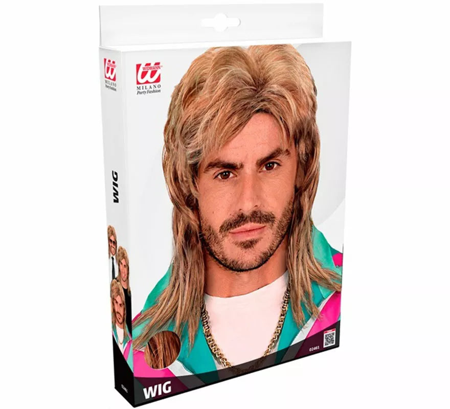 Translation missing: de.Peluca Melena Retro Años 80 para hombre