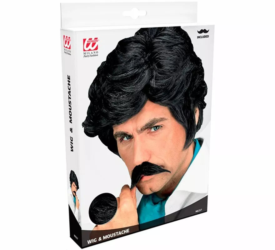 Translation missing: de.Peluca negra con Bigote Play Boy