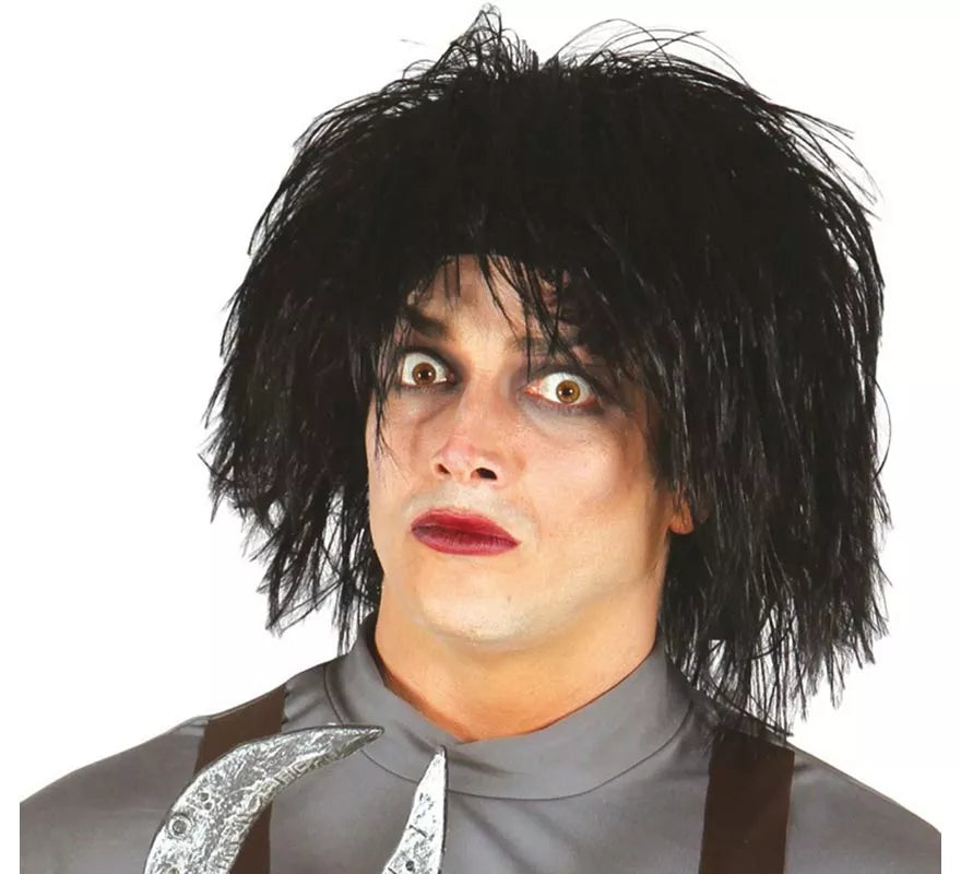 Translation missing: de.Peluca Negra de Eduardo Manostijeras para Halloween