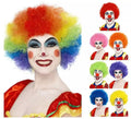 Peluca Payaso Unisex de 120 g en varios colores