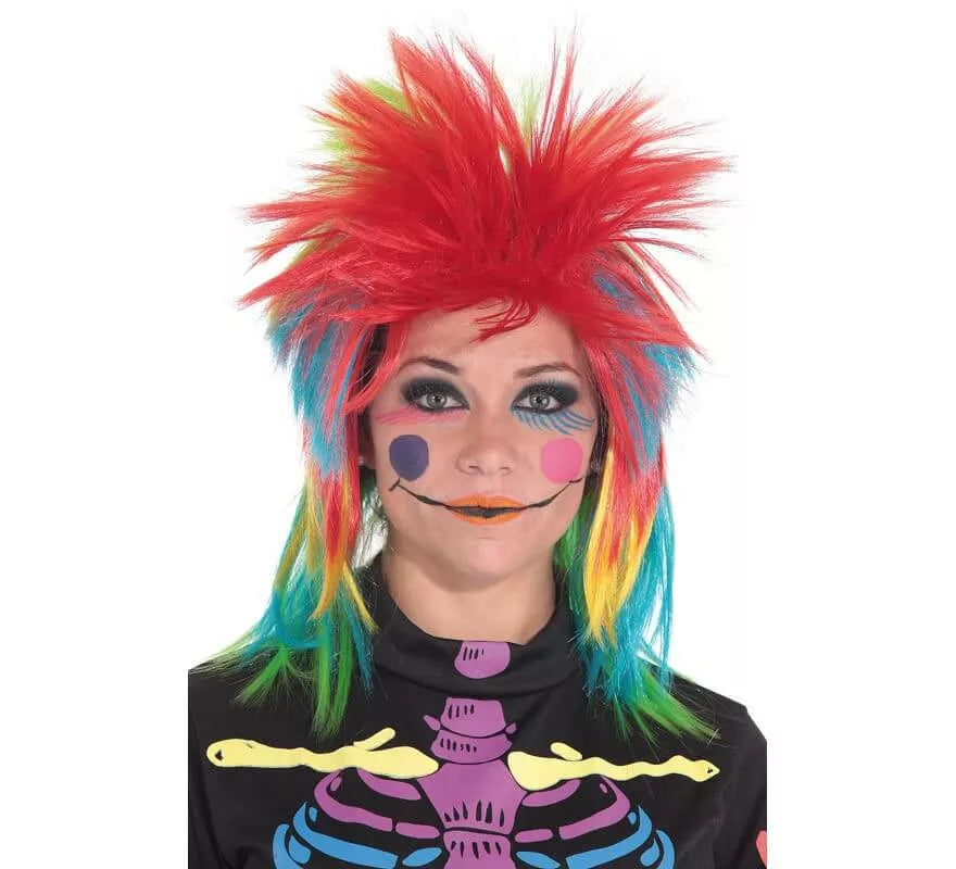 Translation missing: de.Peluca Punk Chica Multicolor