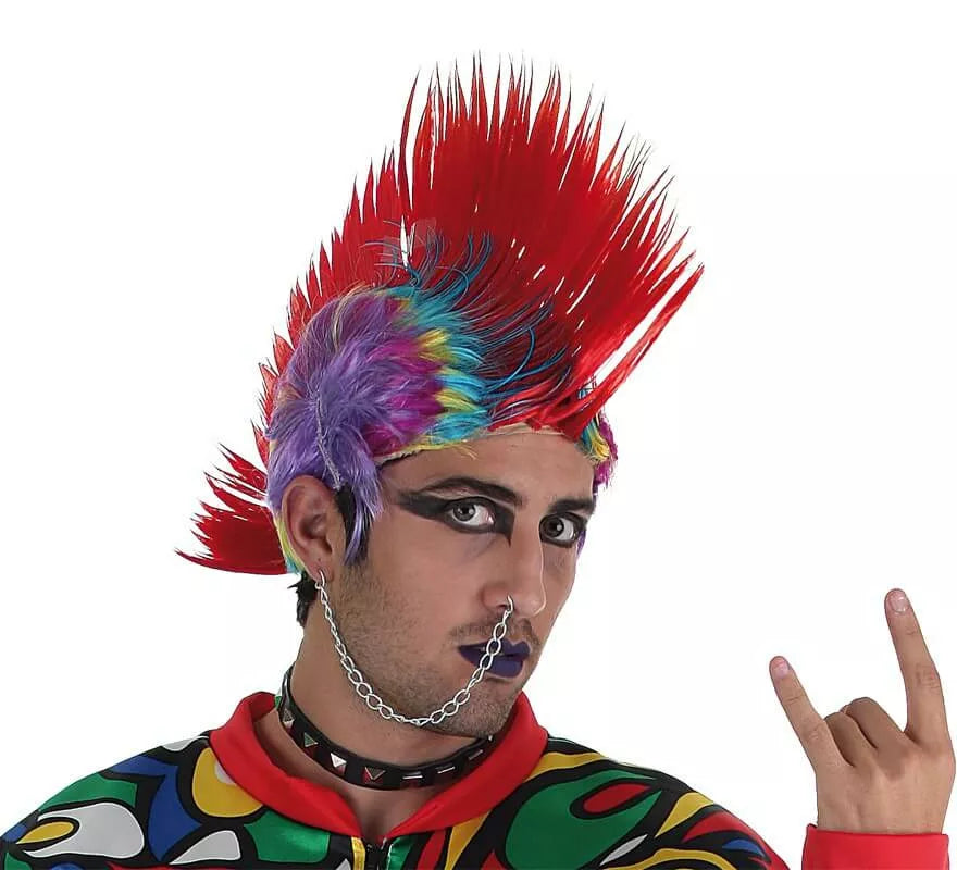 Translation missing: de.Peluca Punk multicolor