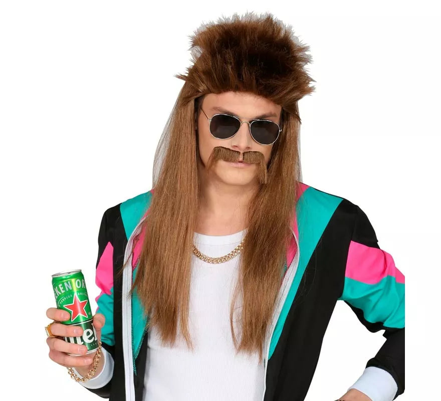 Translation missing: de.Peluca Redneck con bigotes adulto