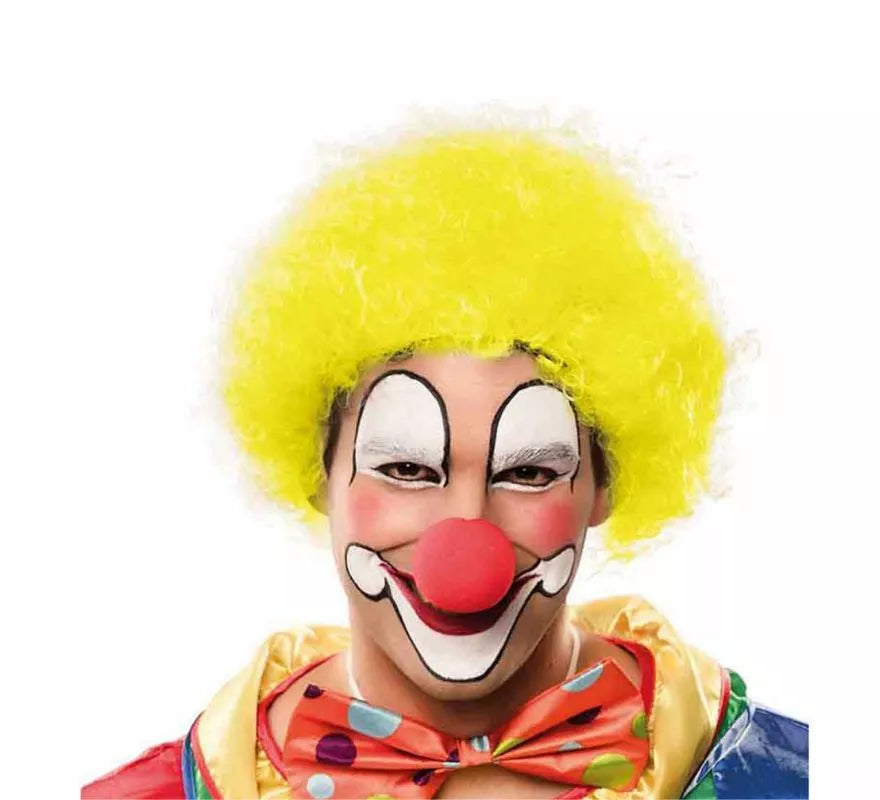 Peluca Rizada Afro para adultos en varios colores