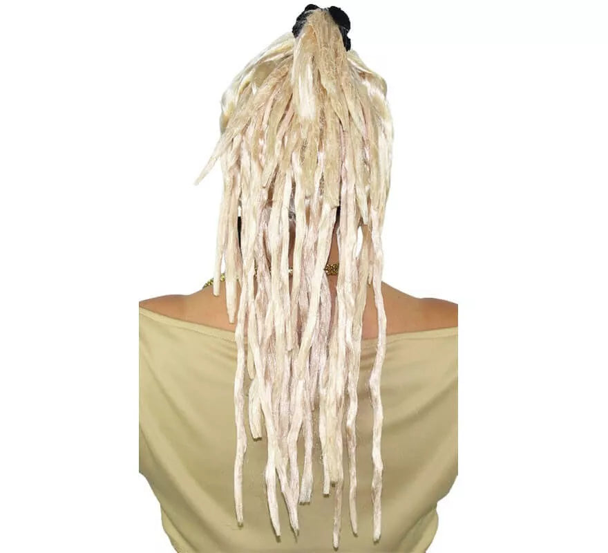 Translation missing: de.Peluca Rubia con Rastas y Flequillo de La Pili