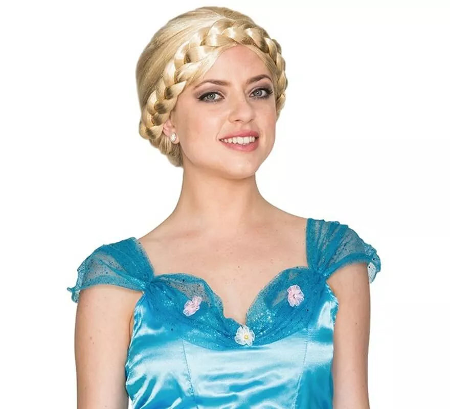 Translation missing: de.Peluca Rubia Medieval con Trenzas