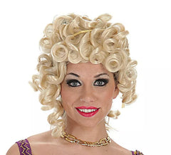 Romana lockige blonde Perücke
