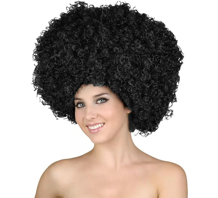 Translation missing: de.Peluca Súper Afro Negra