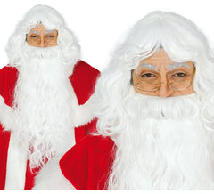 Extra Weihnachtsmann Perücke und Bart