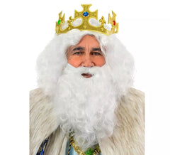 Perücke und Bart von Rey Mago Melchor Deluxe