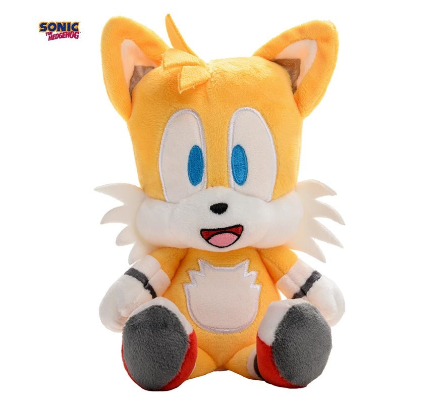 Translation missing: de.Peluche de Tails Sonic the hedgehog sentado de 20 cm