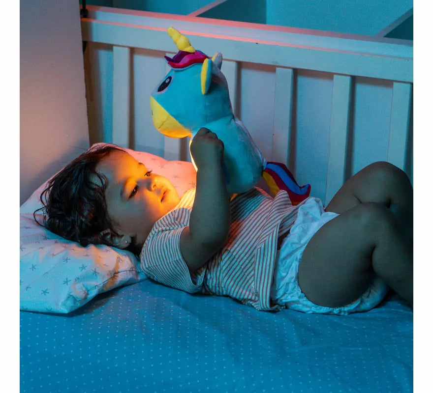 Peluche Unicornio con Luces y Melodías
