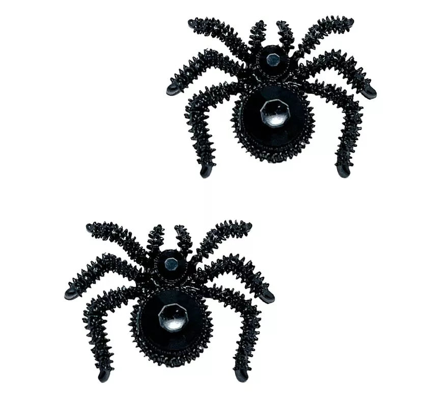 Translation missing: de.Pendientes Arañas negros de 2,5 cm