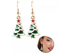 Pendientes Árbol Navideño metal de 2x2,5 cm