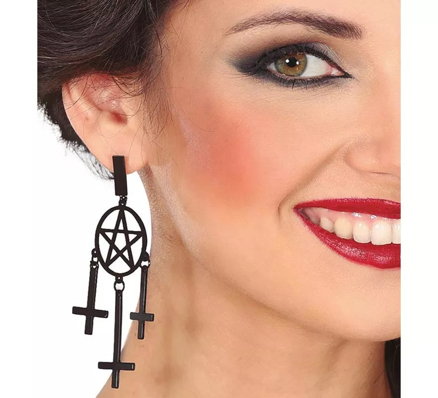 Translation missing: de.Pendientes con Cruces 8 cm