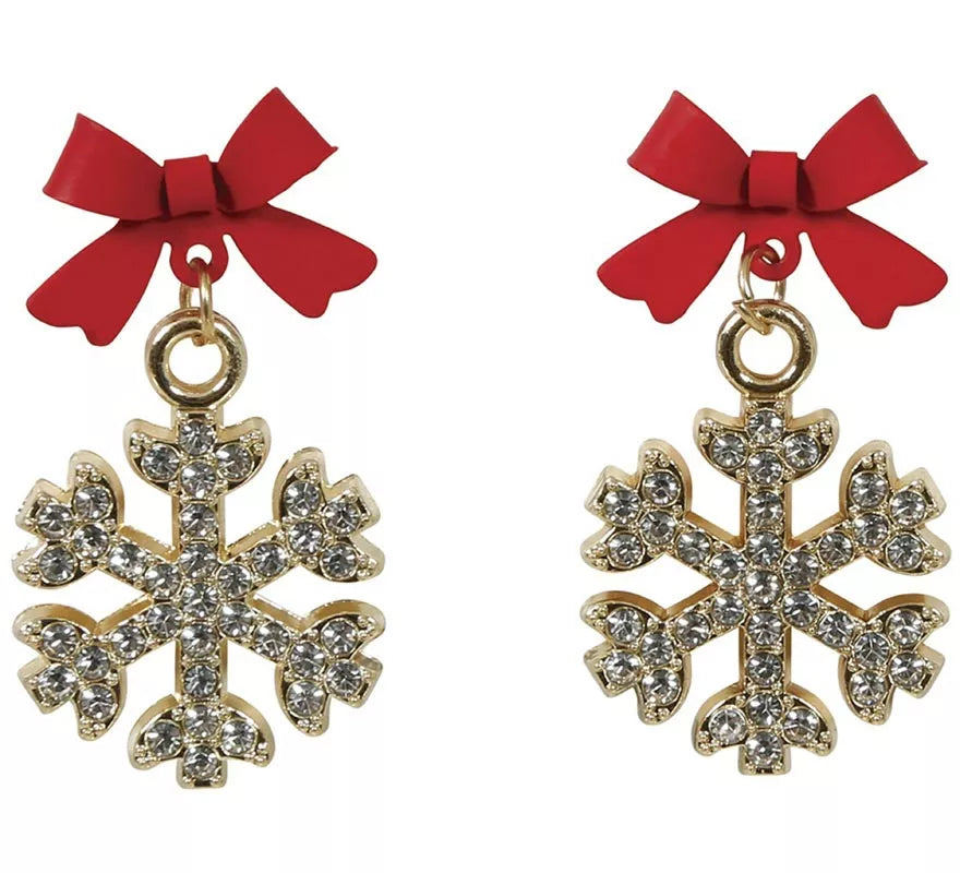 Translation missing: de.Pendientes Copos de Nieve Navidad