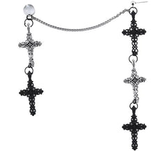 Gotische Kreuz Ohrringe