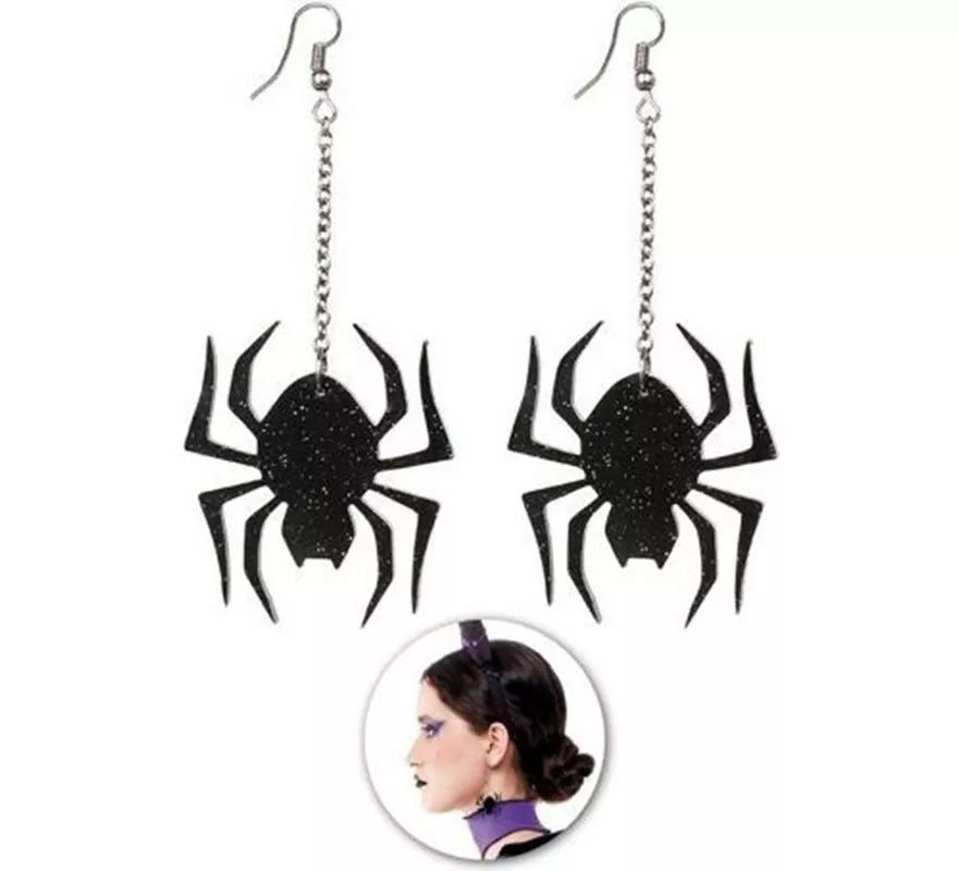 Translation missing: de.Pendientes de Araña Purpurina