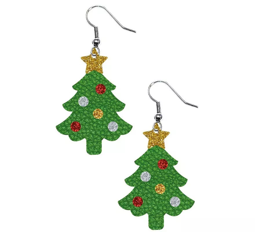 Translation missing: de.Pendientes de Árbol de Navidad de plástico