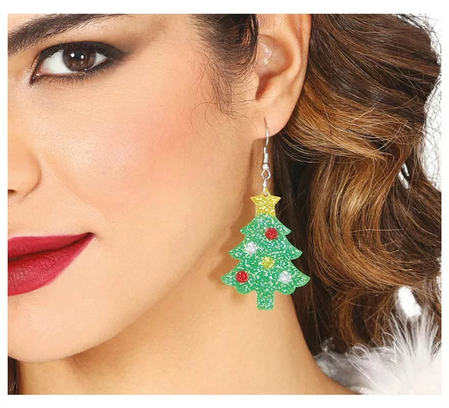 Translation missing: de.Pendientes de Árbol de Navidad de plástico