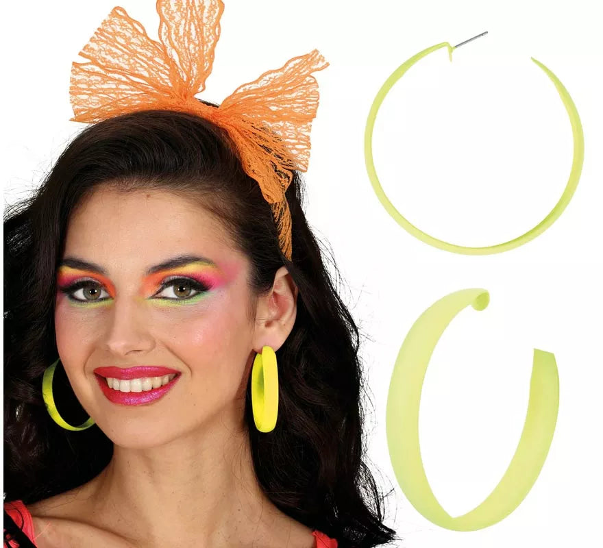 Pendientes de Aro Neón en varios colores