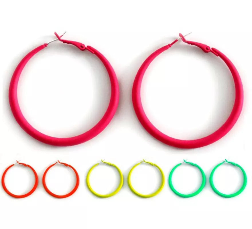 Translation missing: de.Pendientes de Aros neón en colores surtidos
