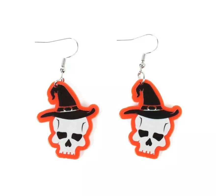 Translation missing: de.Pendientes de Calaveras con sombrero