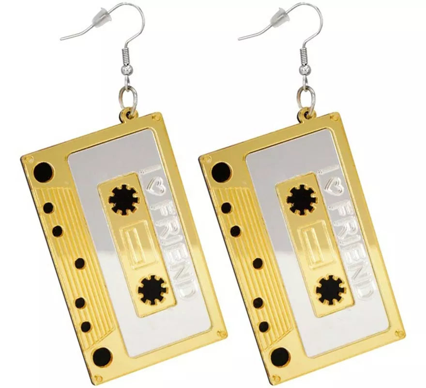 Translation missing: de.Pendientes de Cinta de Casete Años 80