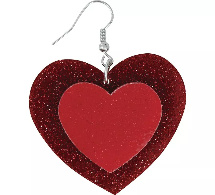 Pendientes de Corazones de 5 cm