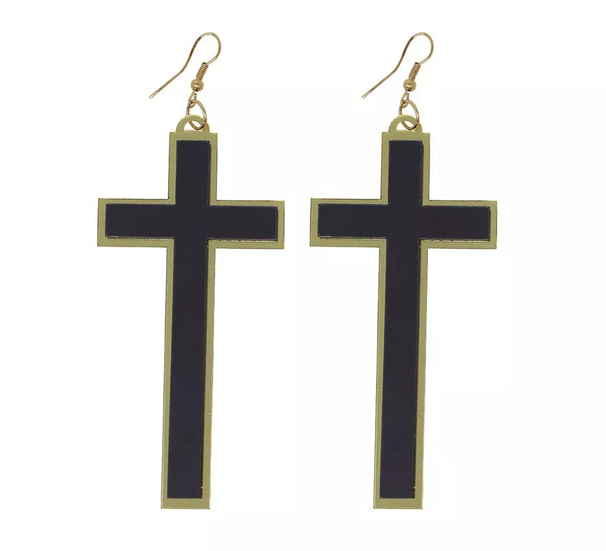 Translation missing: de.Pendientes de Cruz de 9 cm