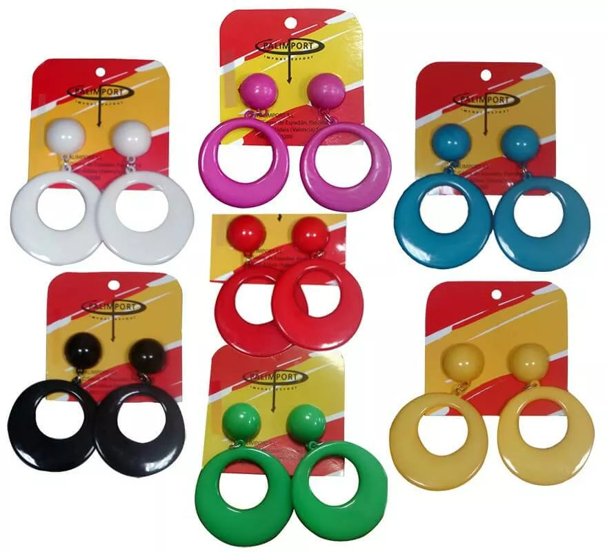 Translation missing: de.Pendientes de Flamenca grandes de 9,5 cm en varios colores