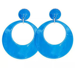 Flamenco-Ohrringe Großer Ring 10 cm in verschiedenen Farben