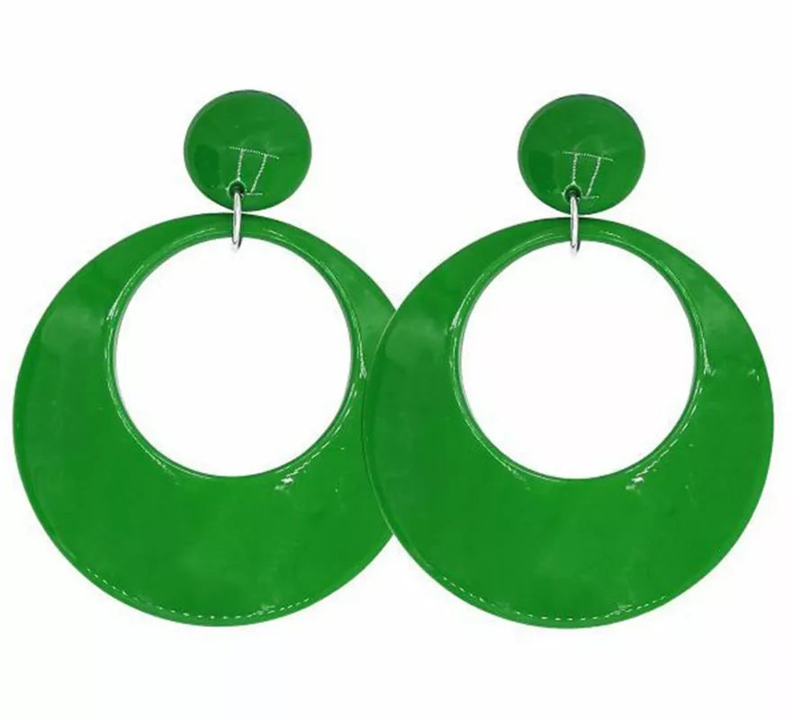 Translation missing: de.Pendientes de Flamenco Aro grande de 10 cm en varios colores