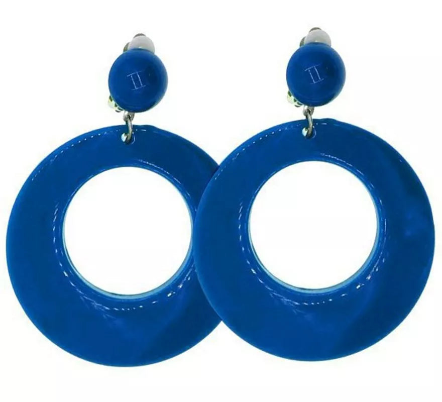 Translation missing: de.Pendientes de Flamenco Aro mediano de 6 cm en varios colores