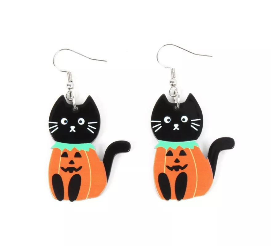 Translation missing: de.Pendientes de Gato Calabaza tierno