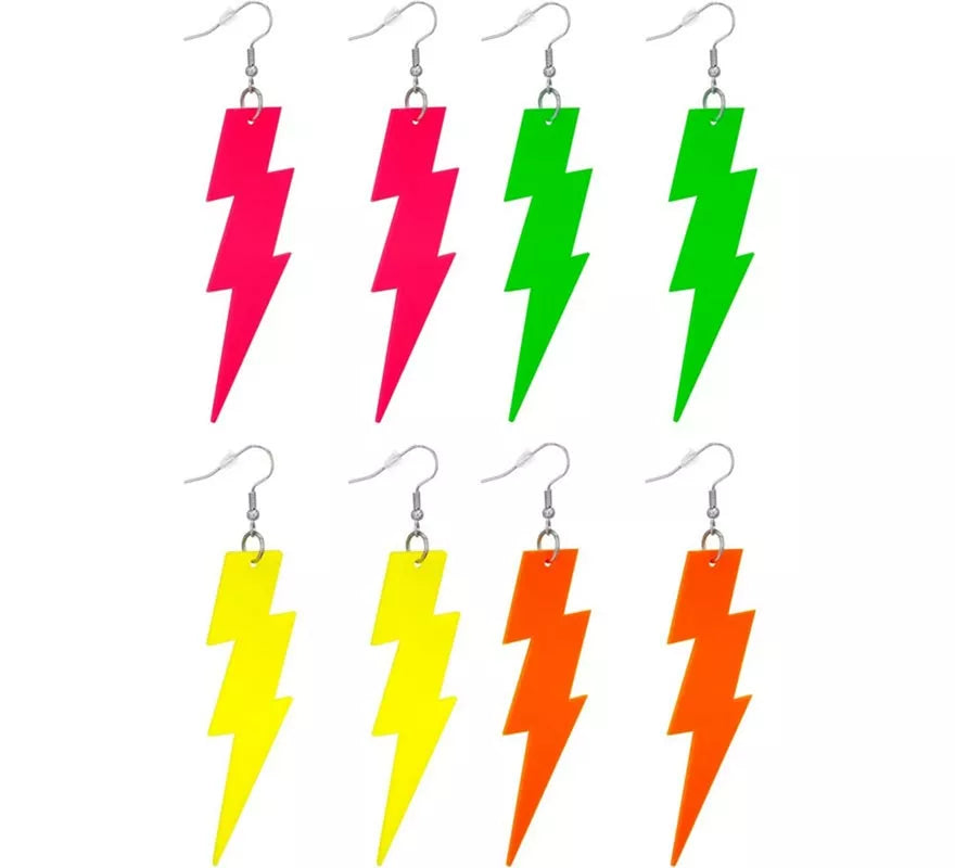 Translation missing: de.Pendientes de Rayo Años 80 Neón en varios colores
