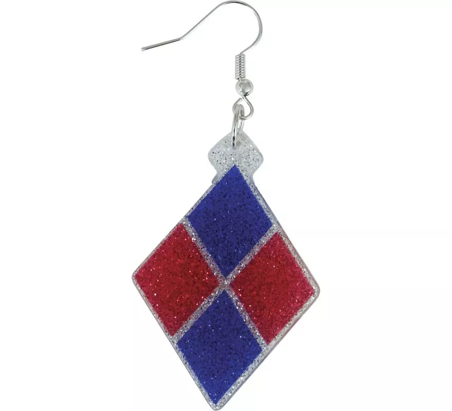 Translation missing: de.Pendientes de Rombos azules y rojo