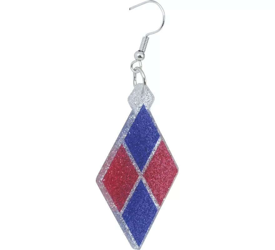 Translation missing: de.Pendientes de Rombos azules y rojo