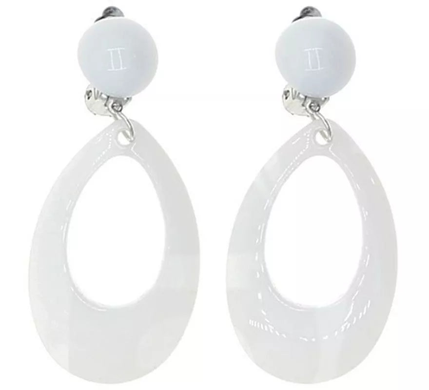 Translation missing: de.Pendientes de Sevillana Ovalados de 8 cm en varios colores