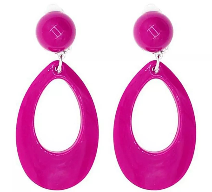 Translation missing: de.Pendientes de Sevillana Ovalados de 8 cm en varios colores