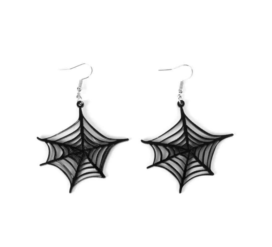 Translation missing: de.Pendientes de Telaraña negras