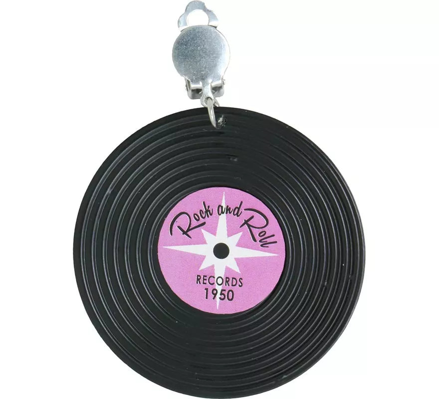 Pendientes Discos de Vinilo de 5 cm