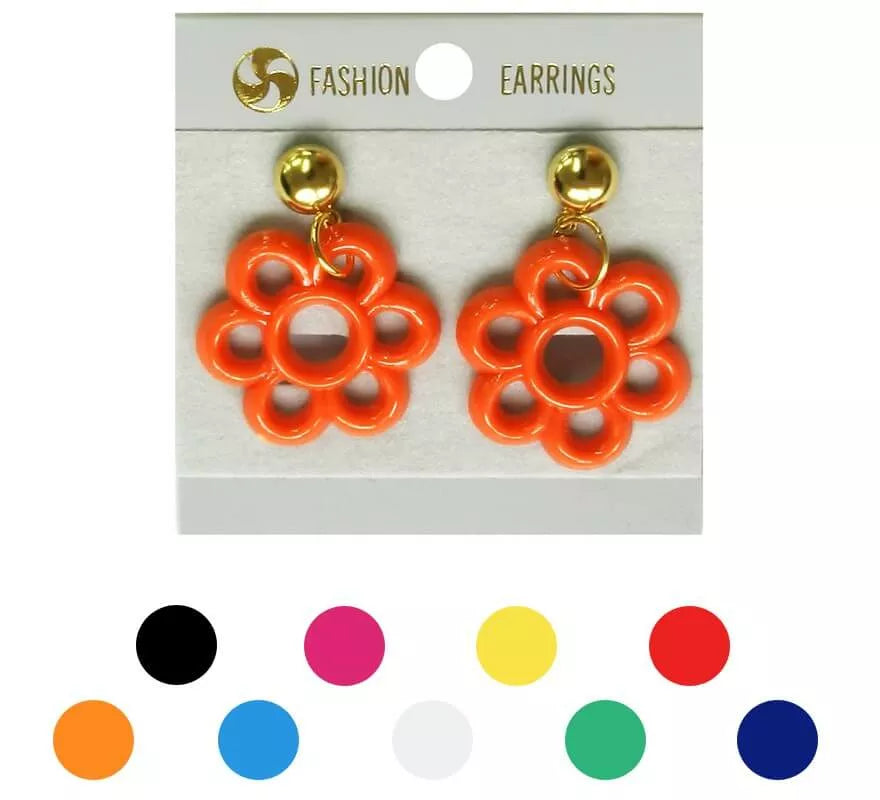 Translation missing: de.Pendientes Flamenca de Flor en varios colores